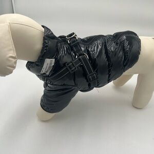 Black Padded Puffer Jacket for Small Dogs NWT